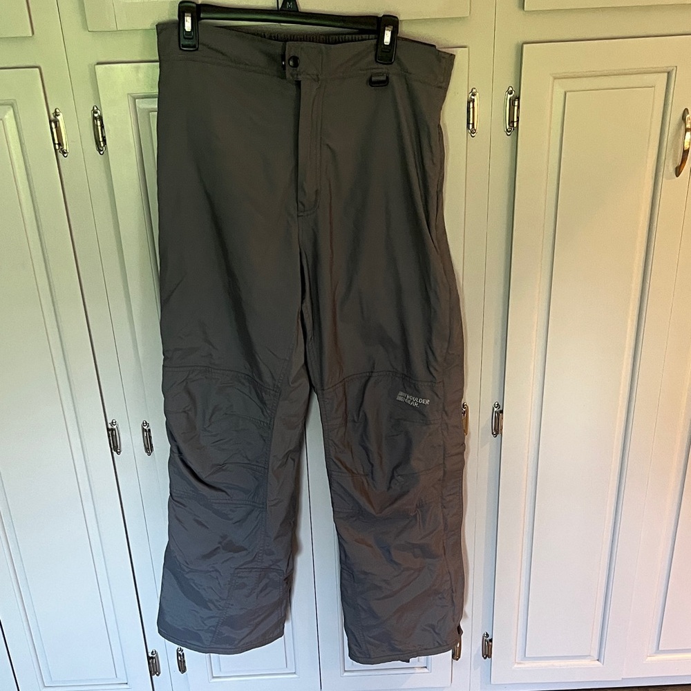 Boulder Gear Insulated Men's Outdoor Pants - Gray, medium - for skiing/ snow